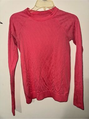 Lululemon Long-Sleeve Knit Top - Pink